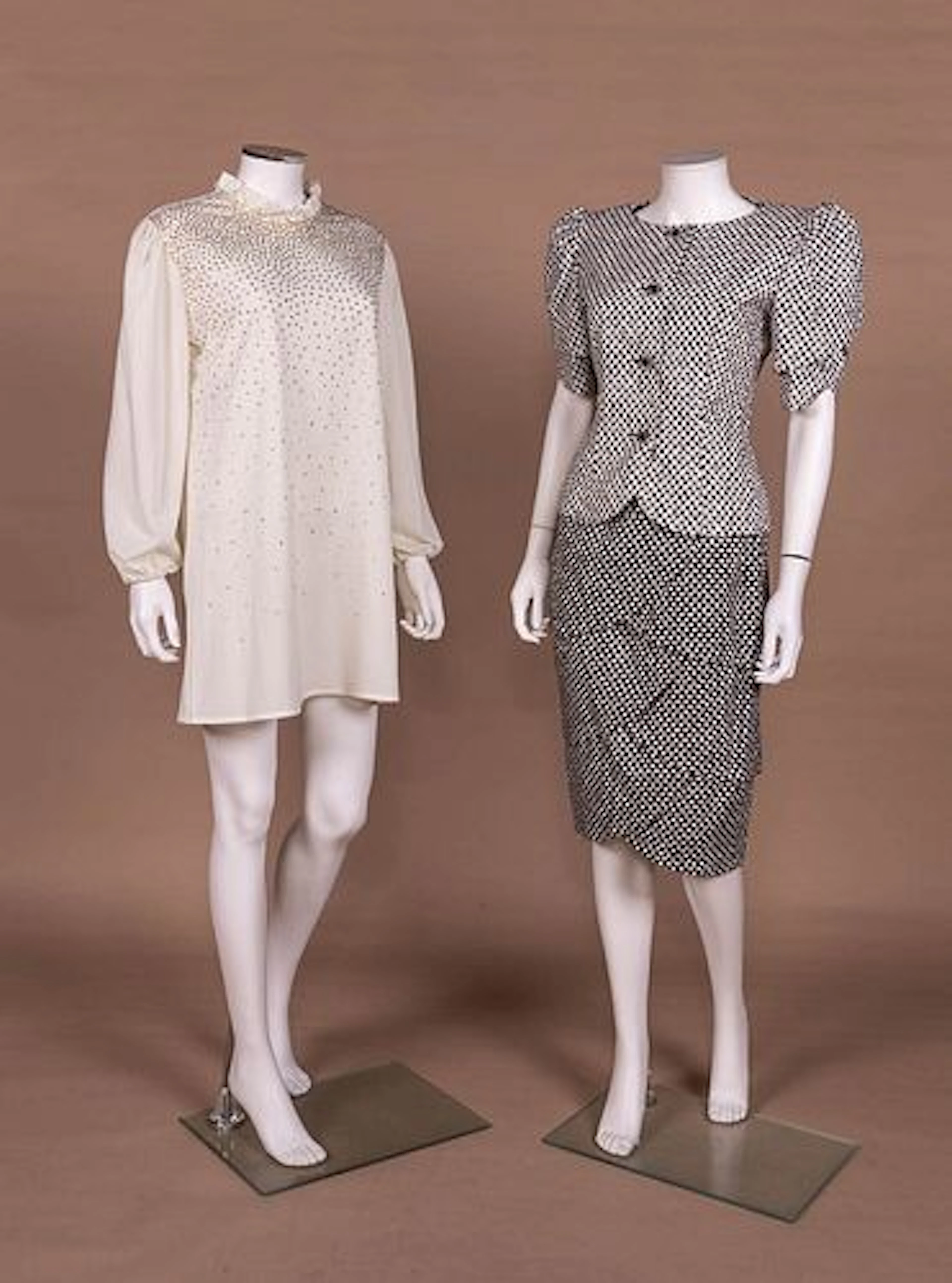 TWO FUN CAREER OR COCKTAIL ENSEMBLES, 1980S