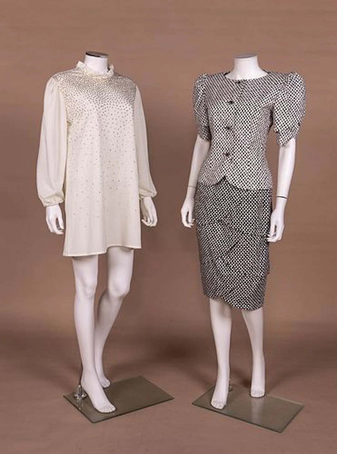 TWO FUN CAREER OR COCKTAIL ENSEMBLES, 1980S