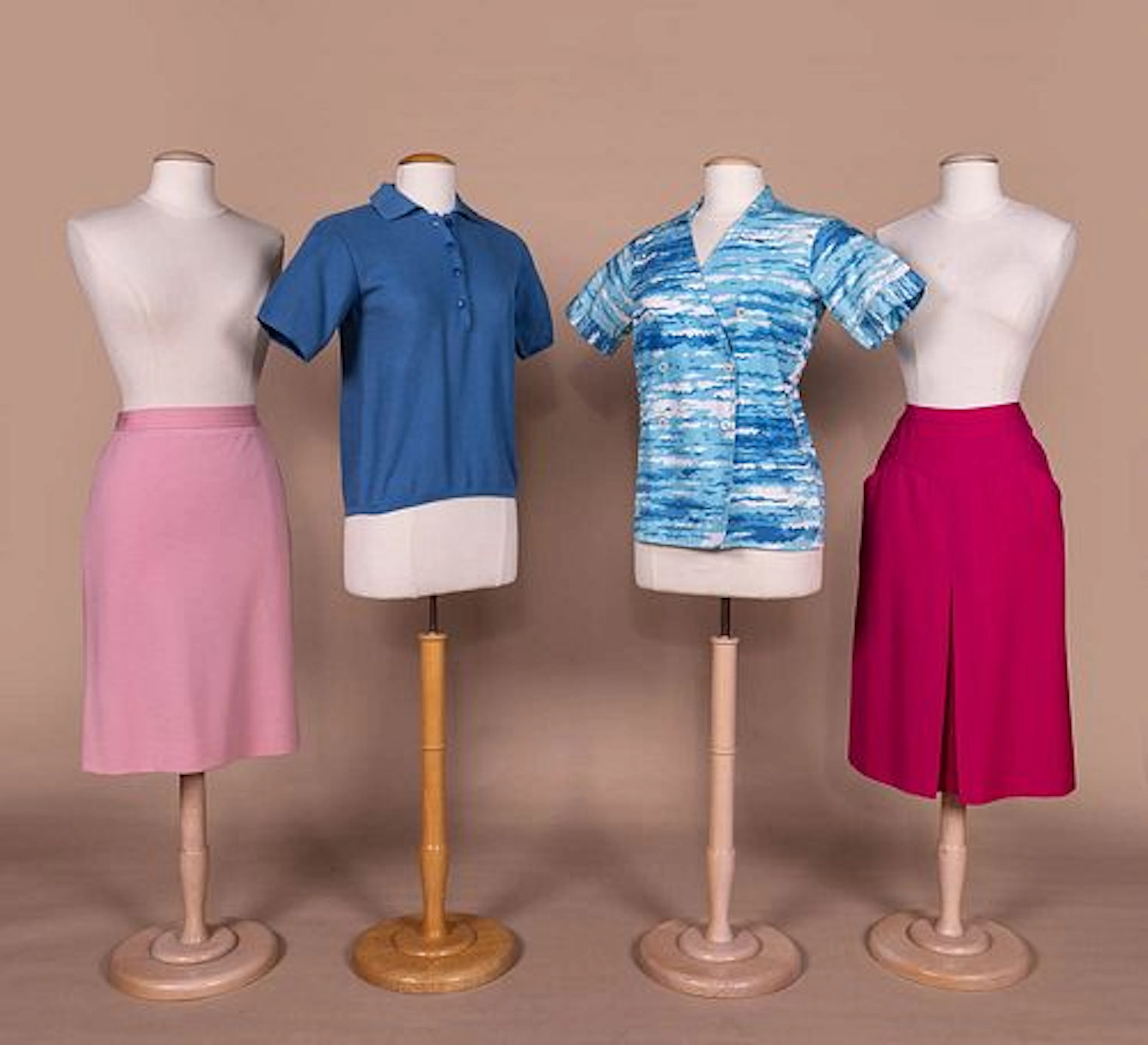 FOUR YVES SAINT LAURENT SEPARATES, 1970S - 1990S