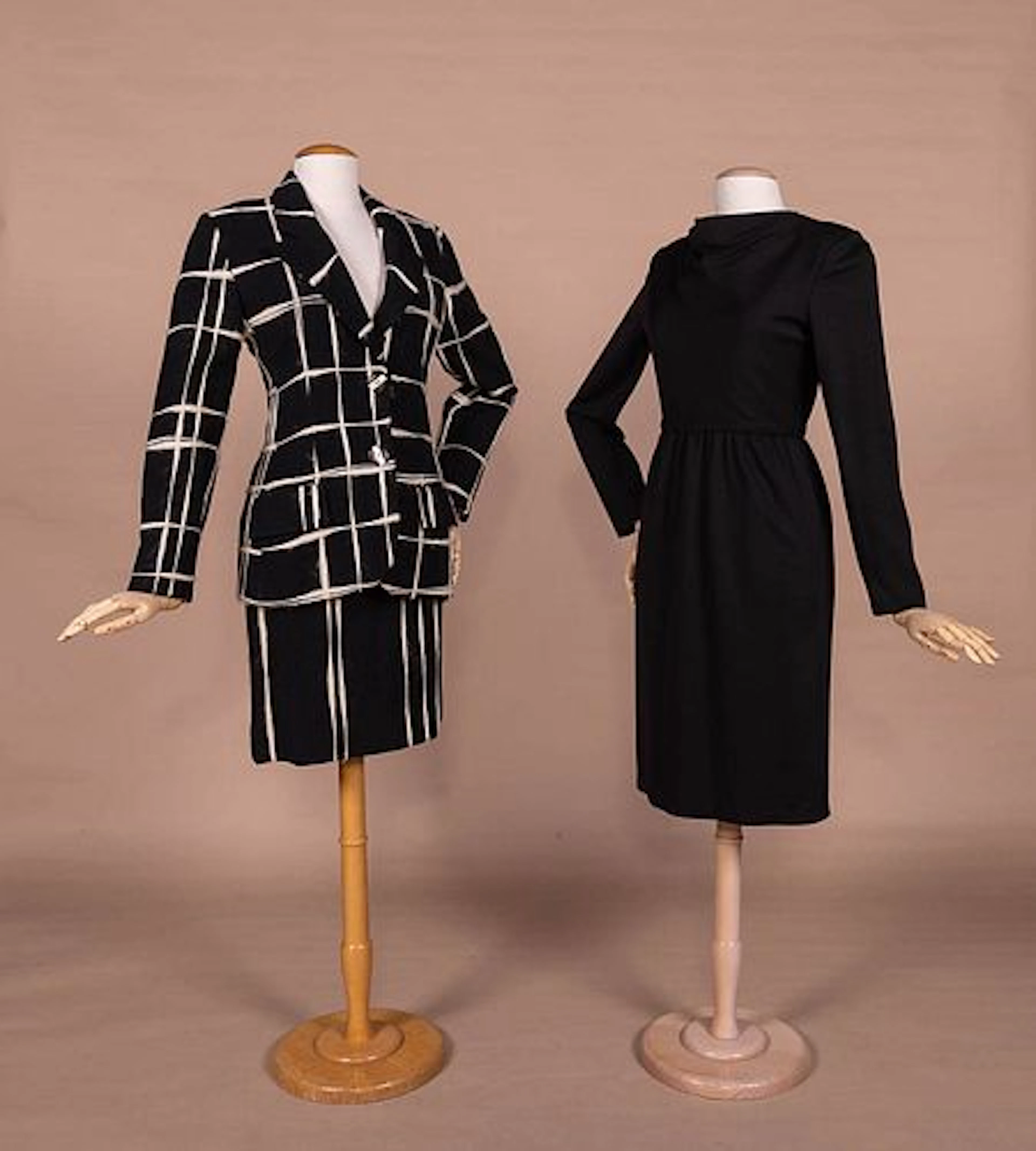 BILL BLASS SKIRT SUIT & COCKTAIL DRESS, C. 1990