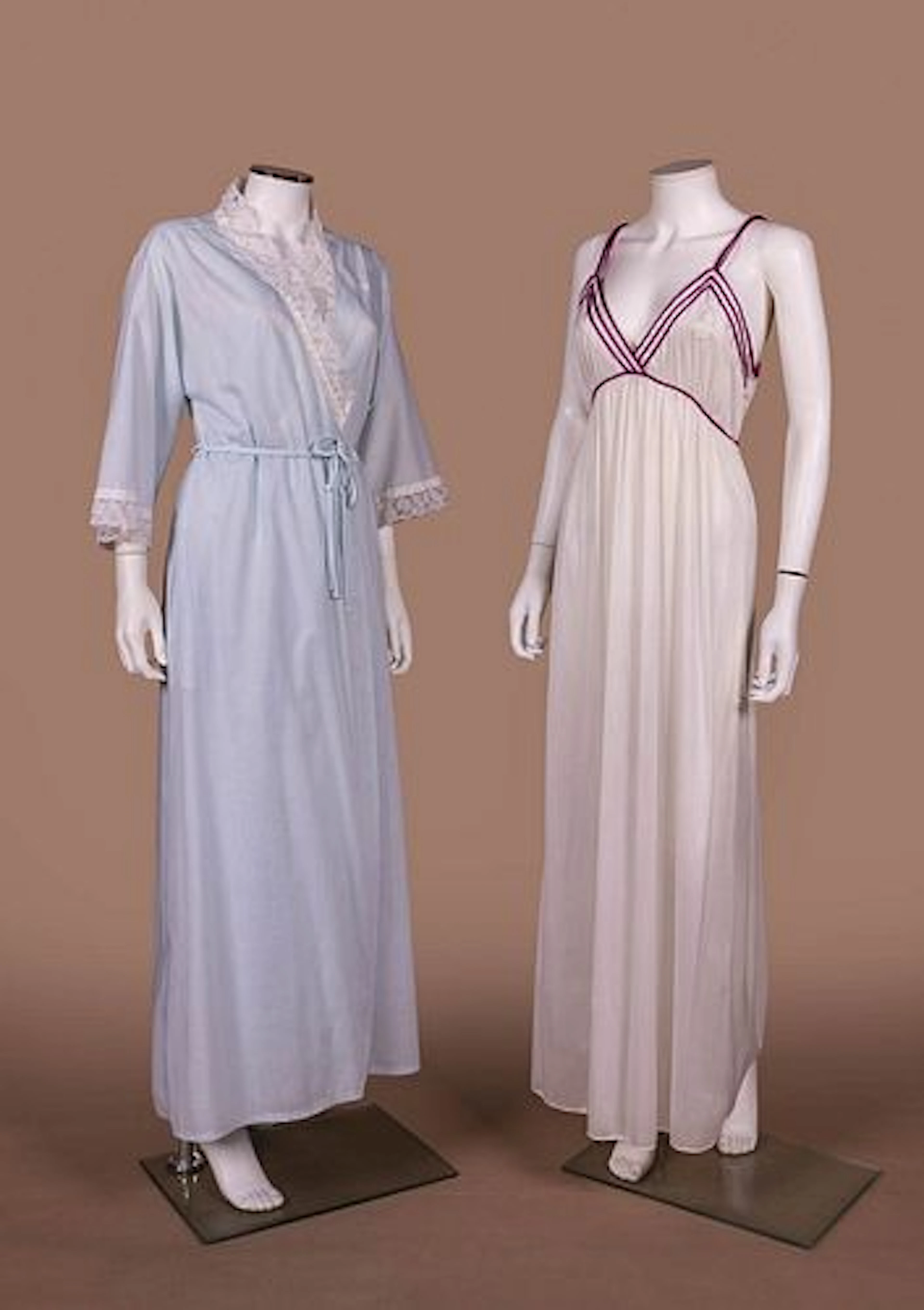 CHRISTIAN DIOR ROBE & DIANE VON FURSTENBERG NIGHTOWN, 1970S - 1980S