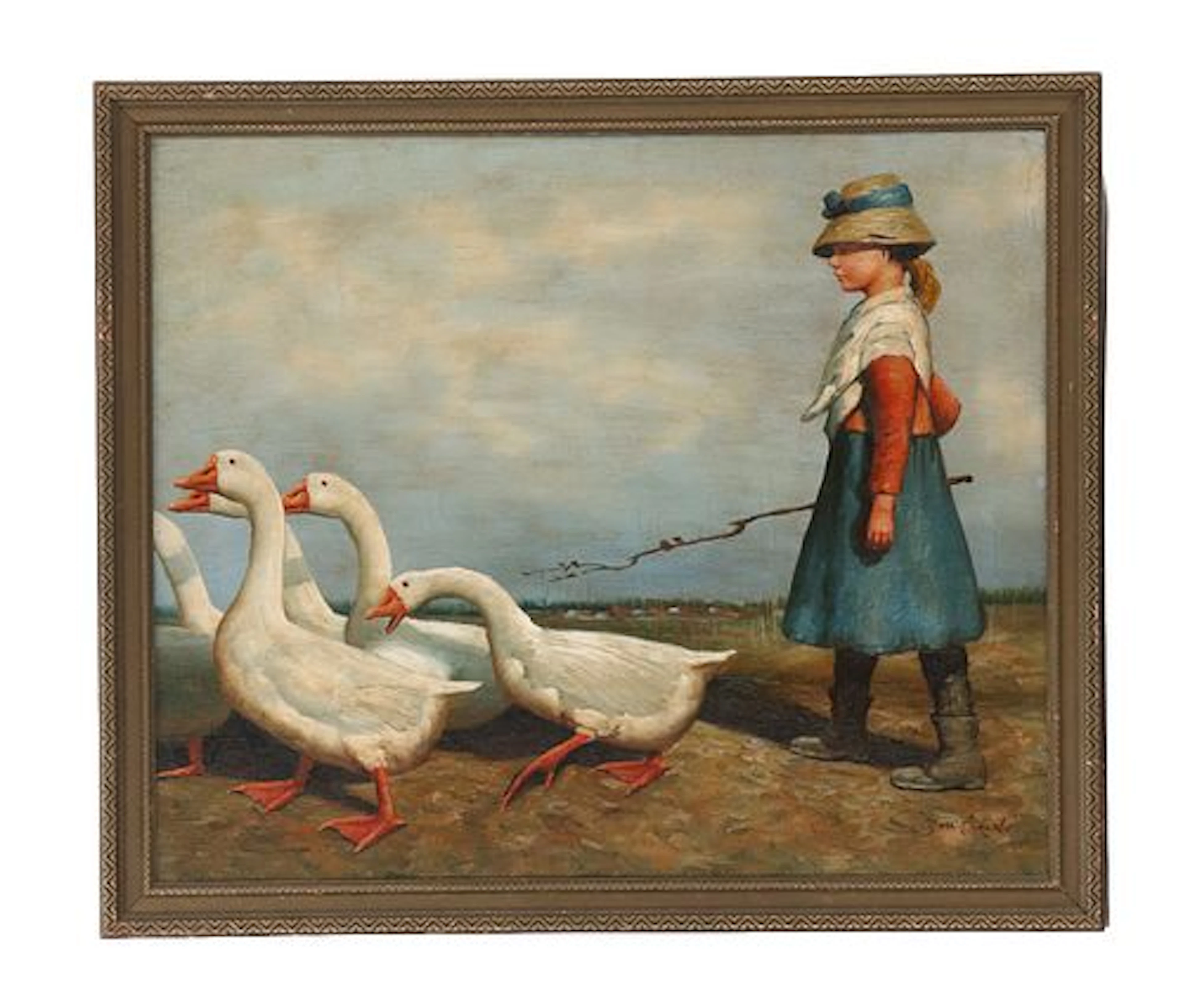 Jan Brach (20th Century) Oil on Canvas