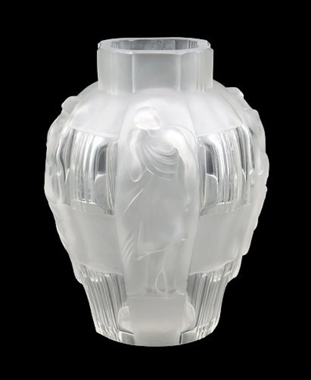 Curt Schlevogt (1869-1959) American/Bohemian, 1930s "Ingrid" Art Glass Vase