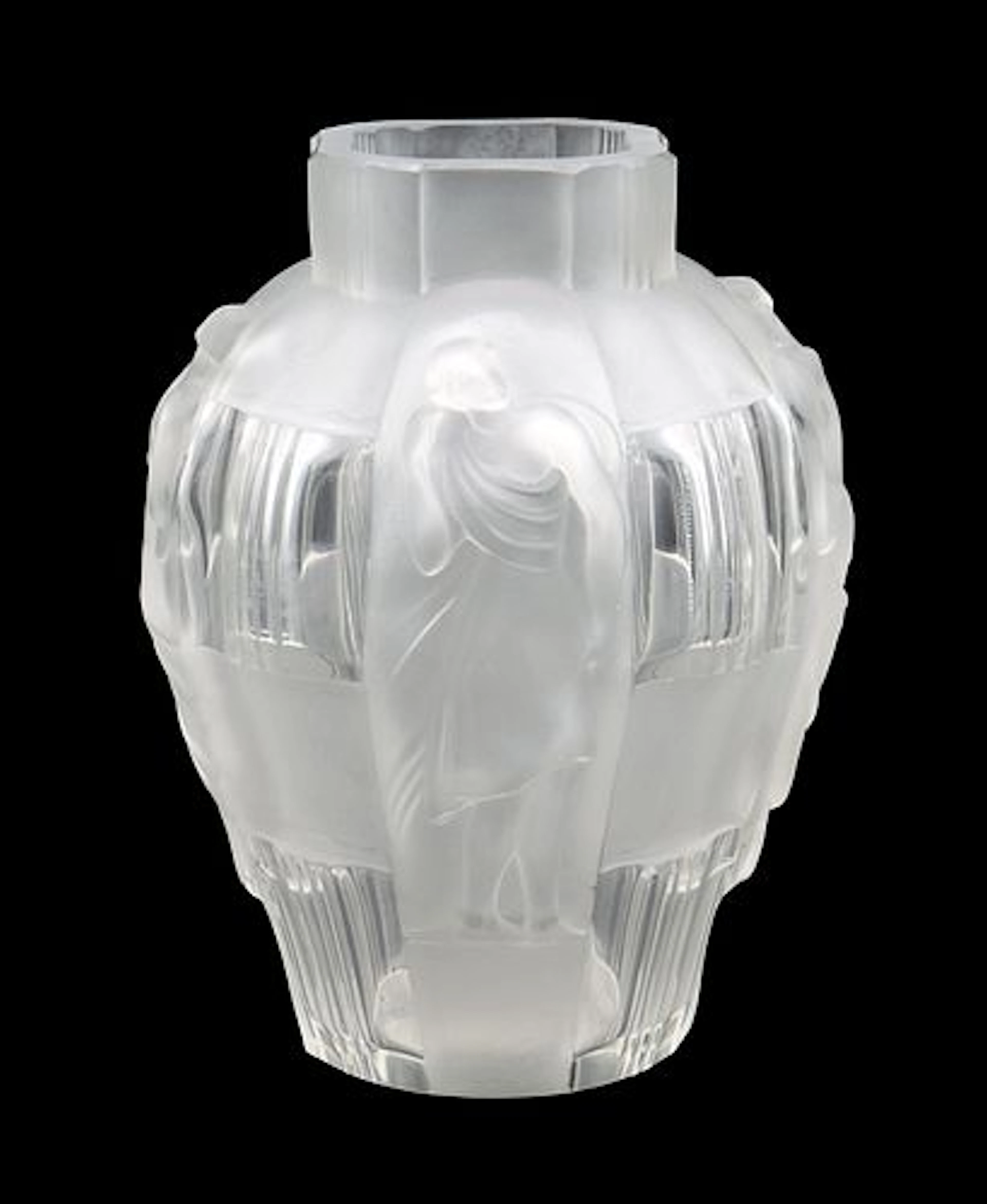 Curt Schlevogt (1869-1959) American/Bohemian, 1930s "Ingrid" Art Glass Vase