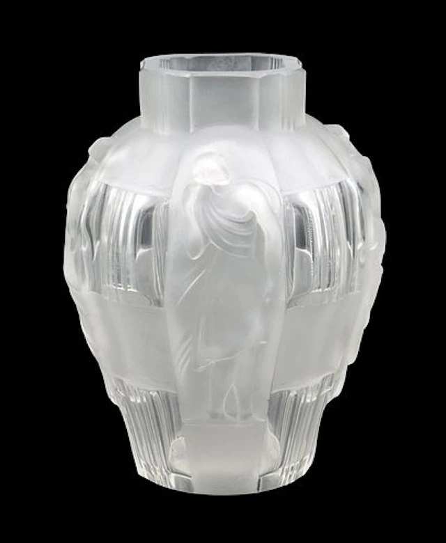 Curt Schlevogt (1869-1959) American/Bohemian, 1930s "Ingrid" Art Glass Vase