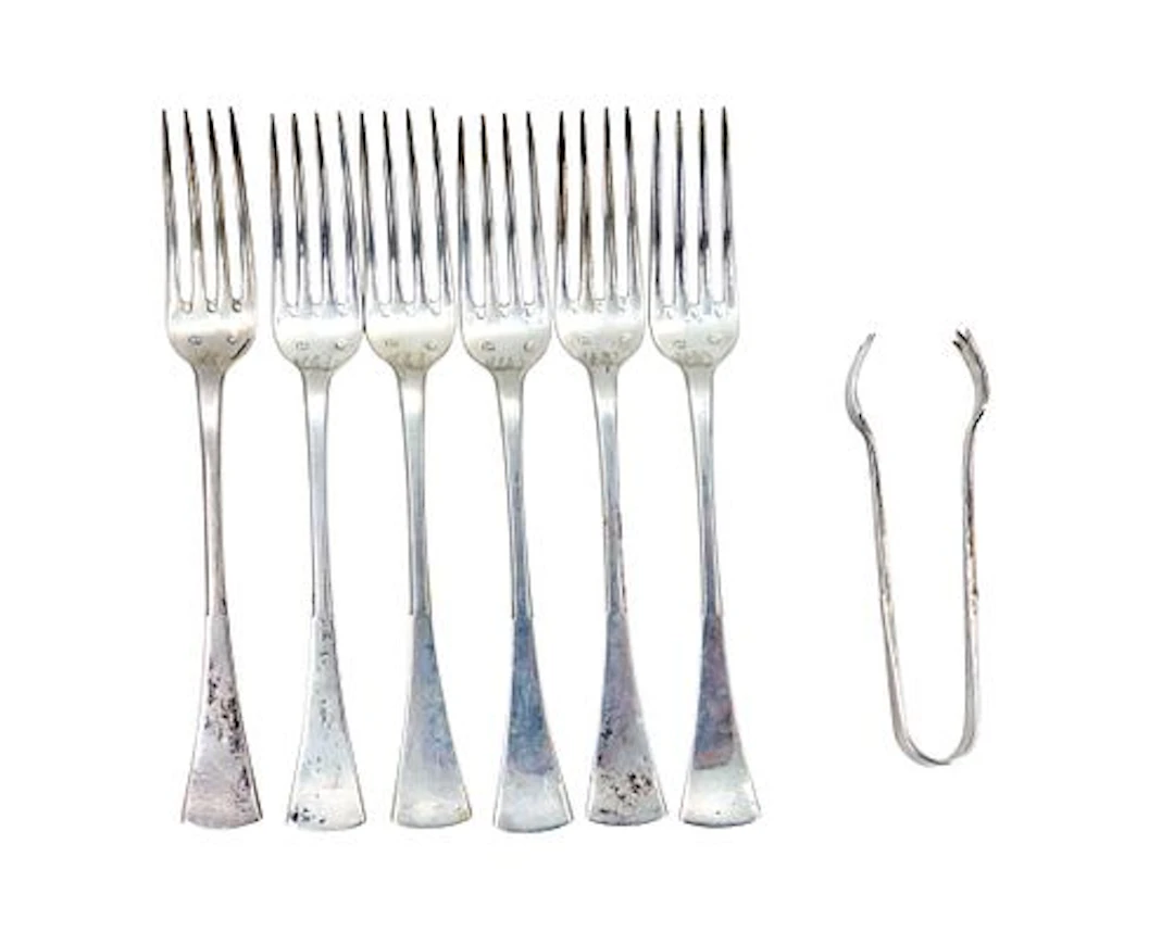 (7) French Silverplated Flatware