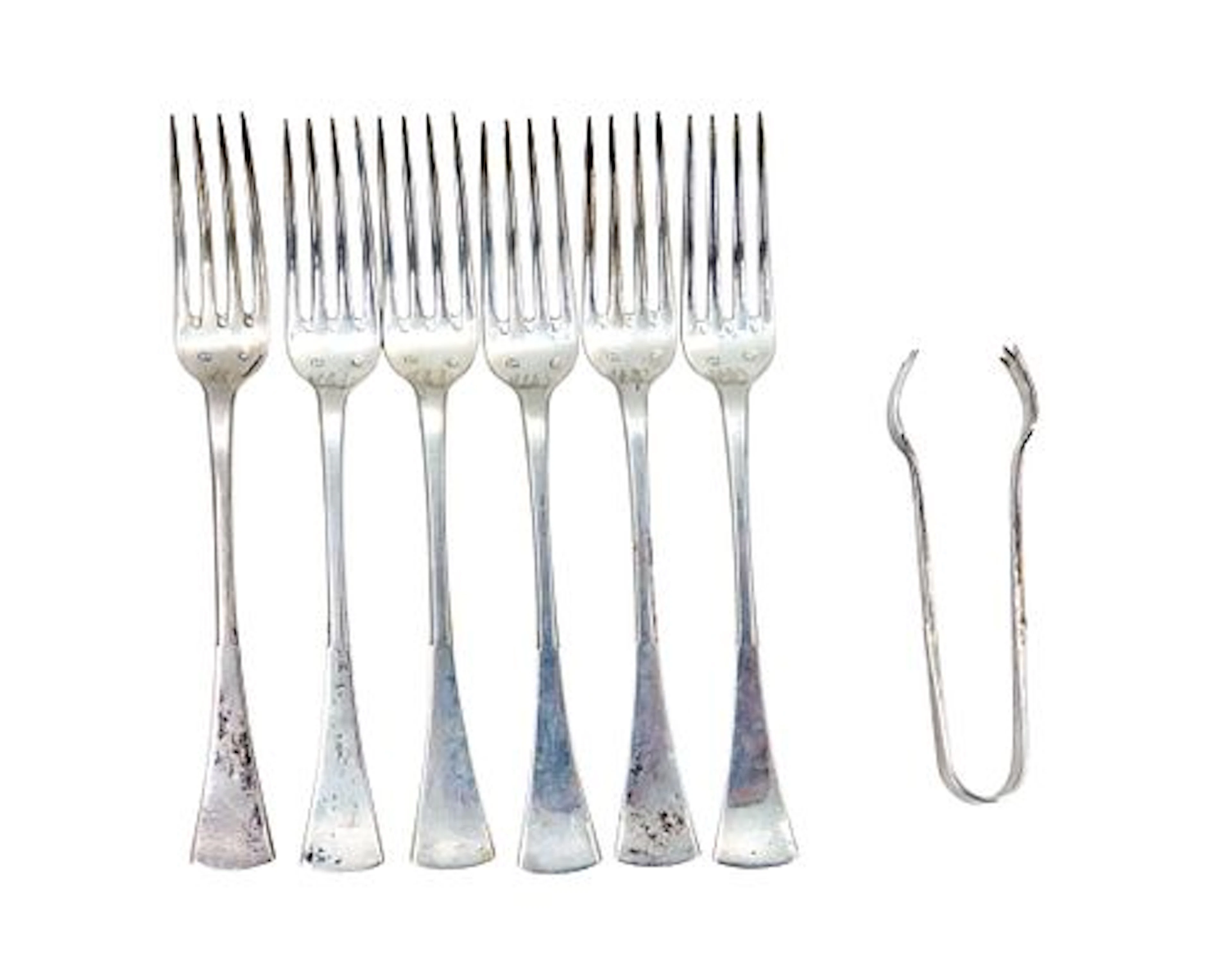 (7) French Silverplated Flatware