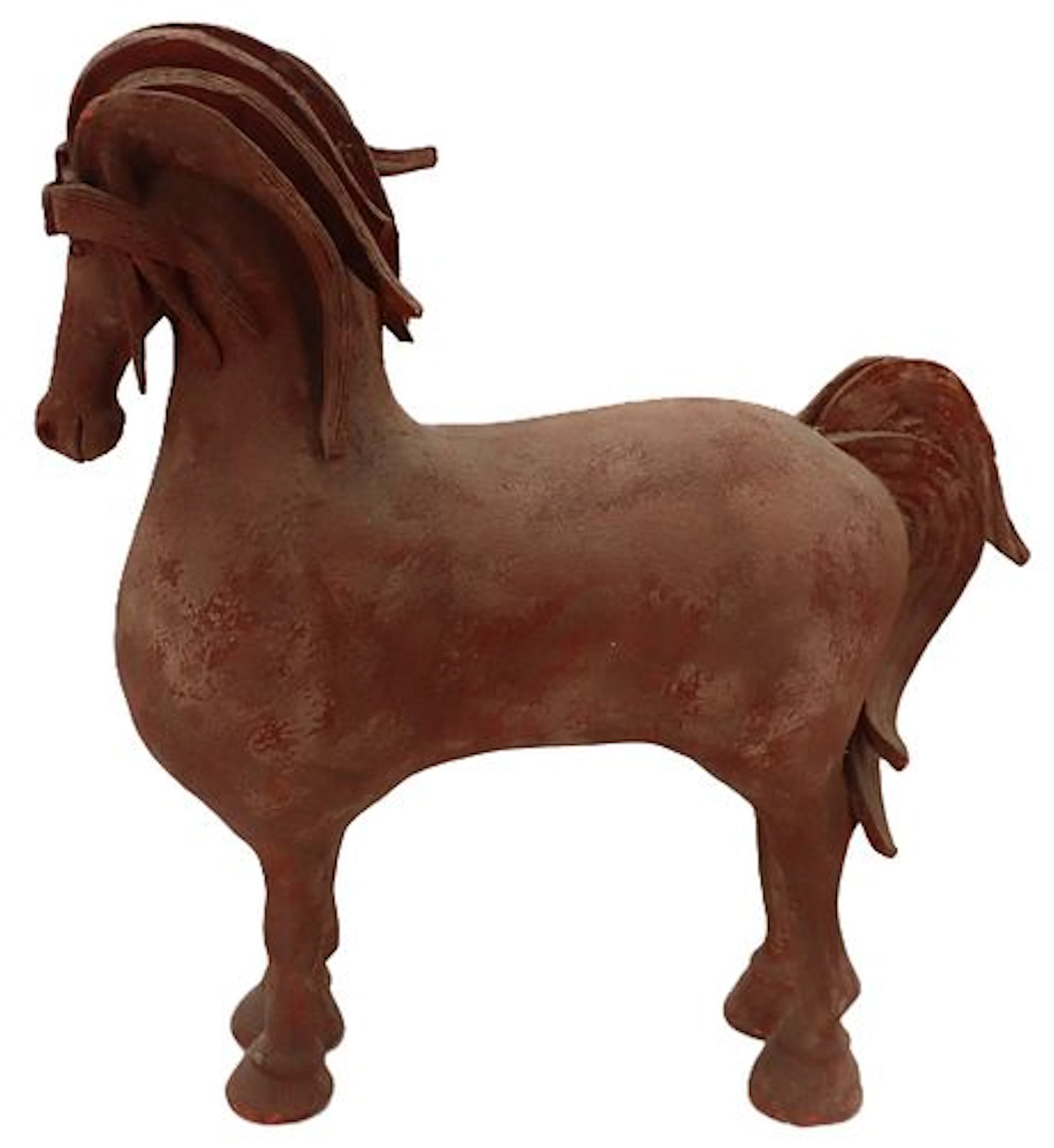 Frank Colson (1931-2015) American, Terracotta Sculpture of Horse