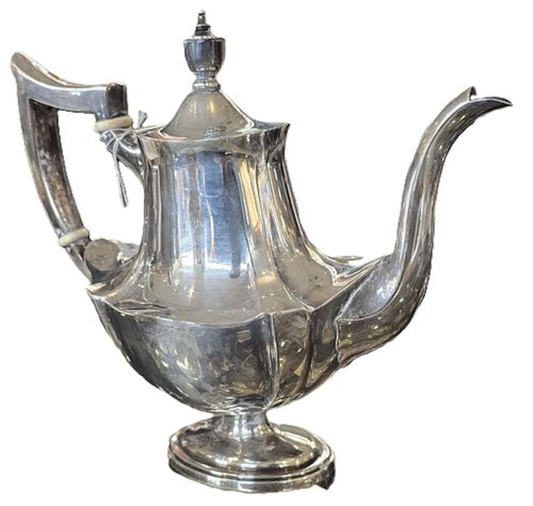 Early 20th Century Gorham Sterling Silver Pedestal Tea Pot - Approx 18.450 ozt.