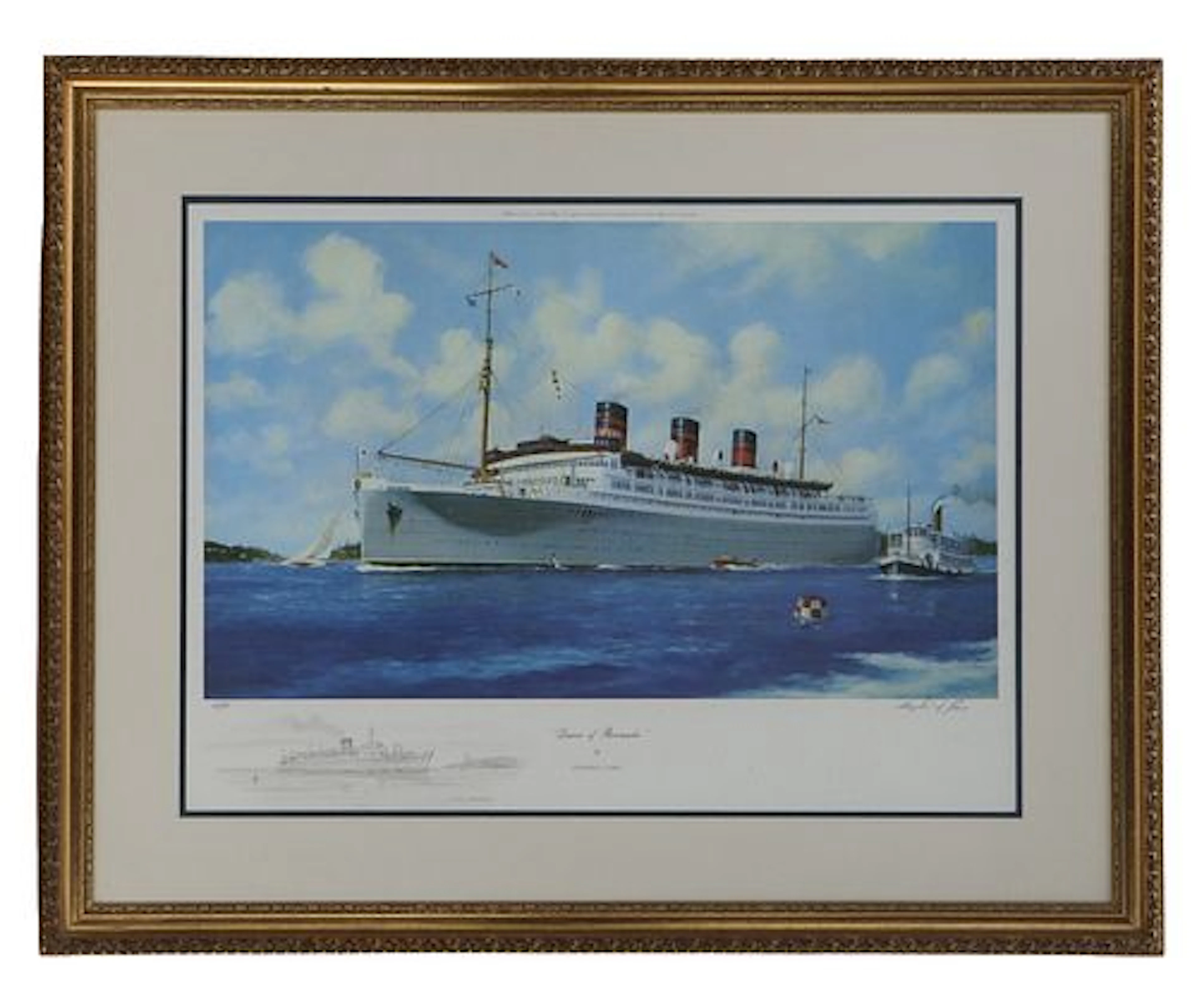 Captain Stephen J. Card (Born 1952) Bermuda, Lithograph Marine Illustration