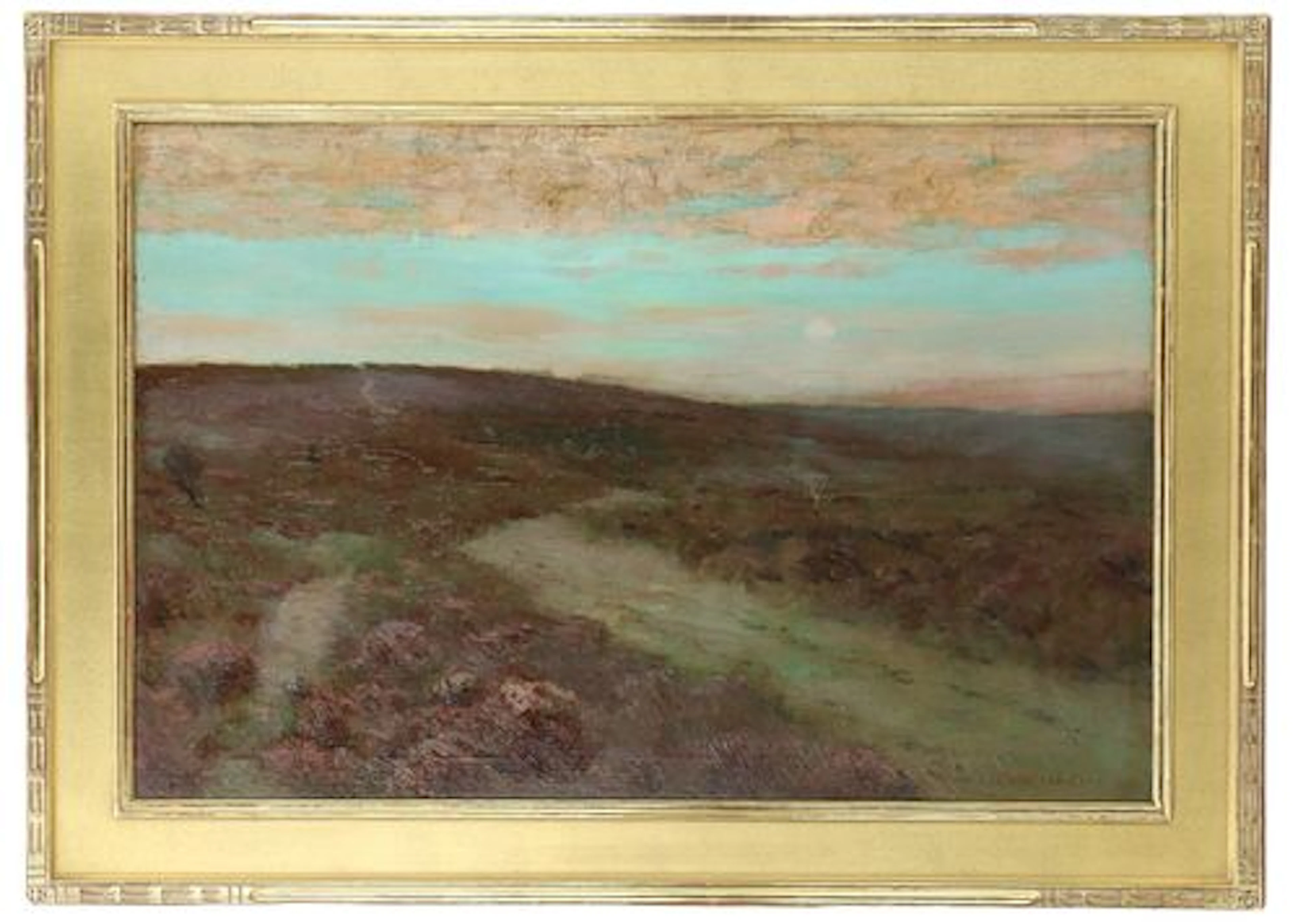 +Charles Warren Eaton (1857-1937) American, Oil on Canvas Laid in