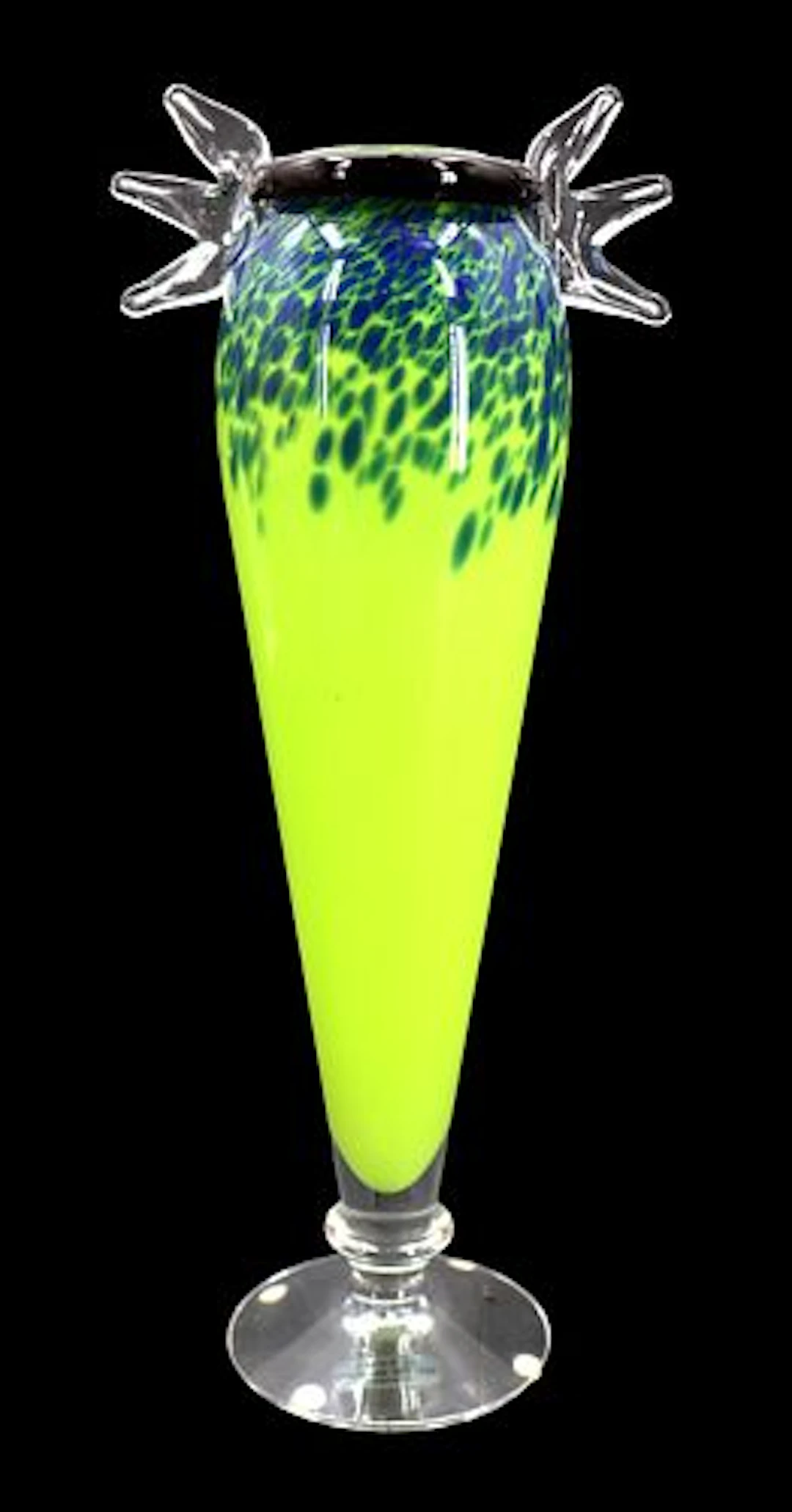 Anna Ornberg (Born 1963) Swedish, "Flax" Art Glass Decanter for Strombergshyttan