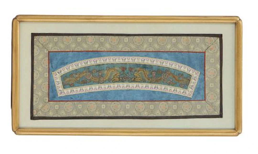 Framed Antique Chinese Silk Tapestry
