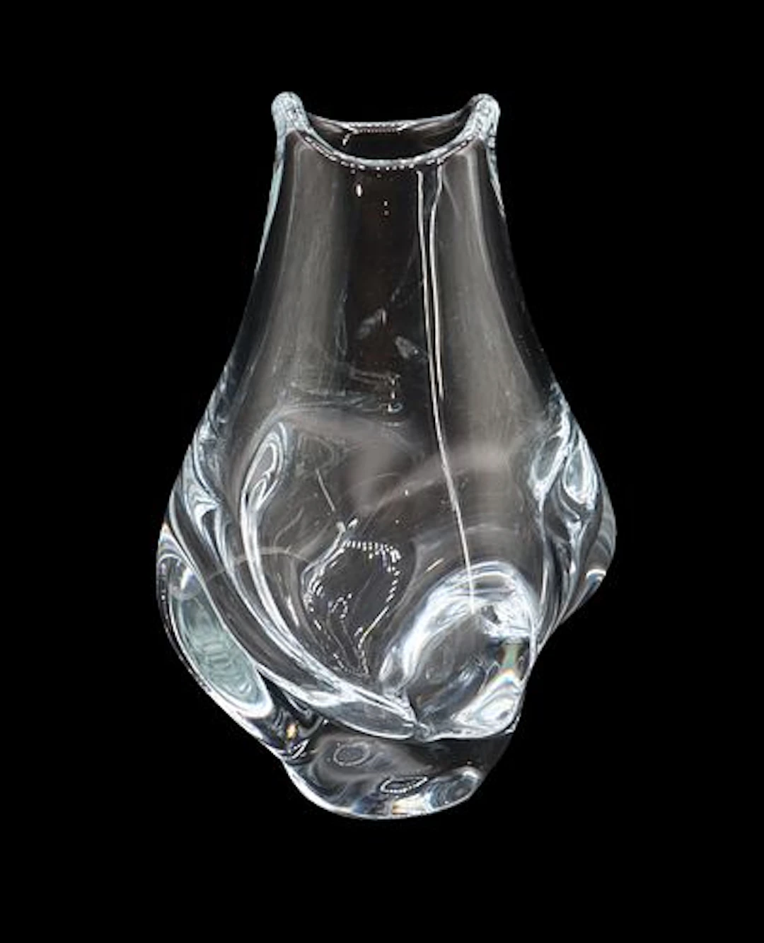 Italian Oggetti Abstract Art Glass Vase
