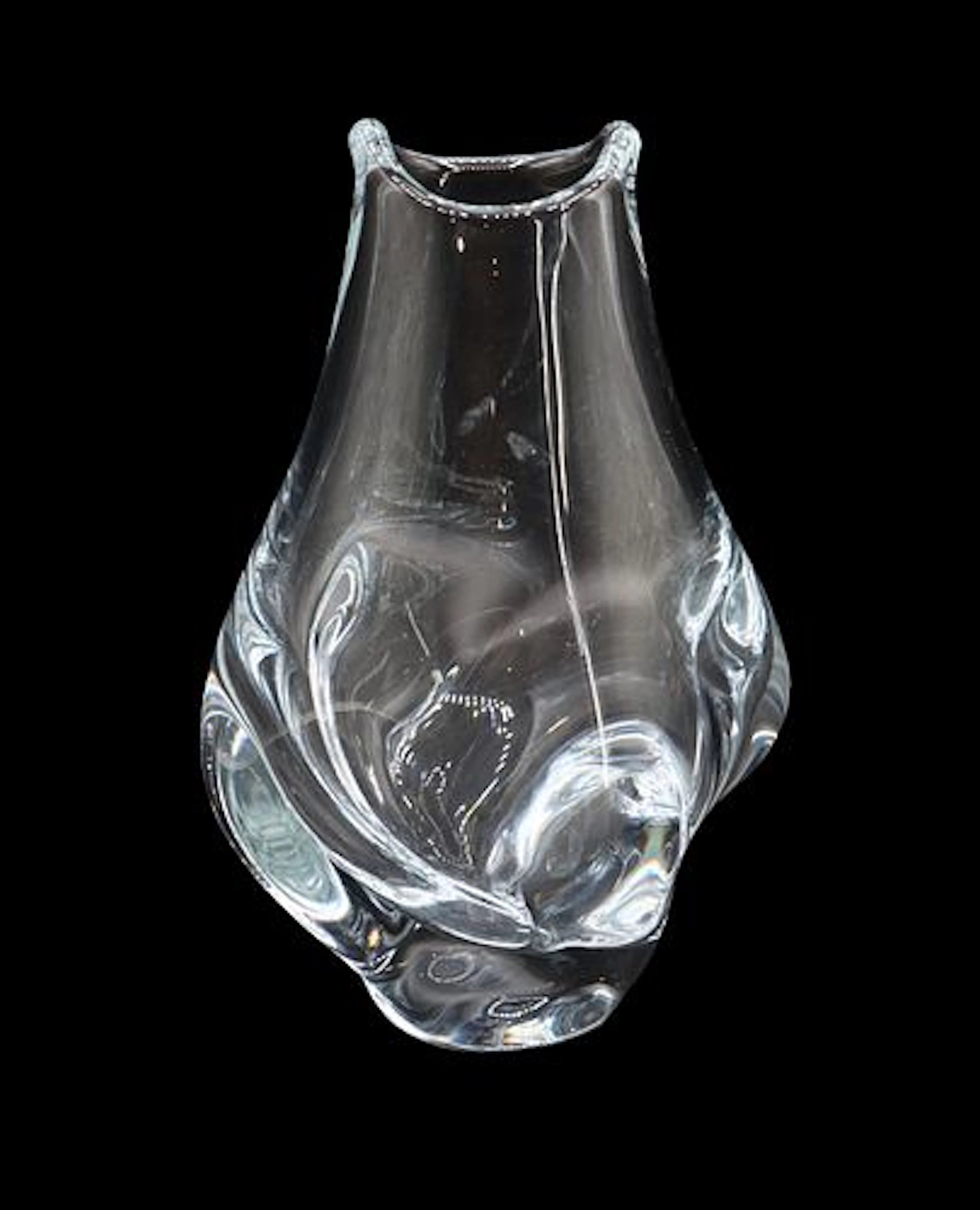 Italian Oggetti Abstract Art Glass Vase