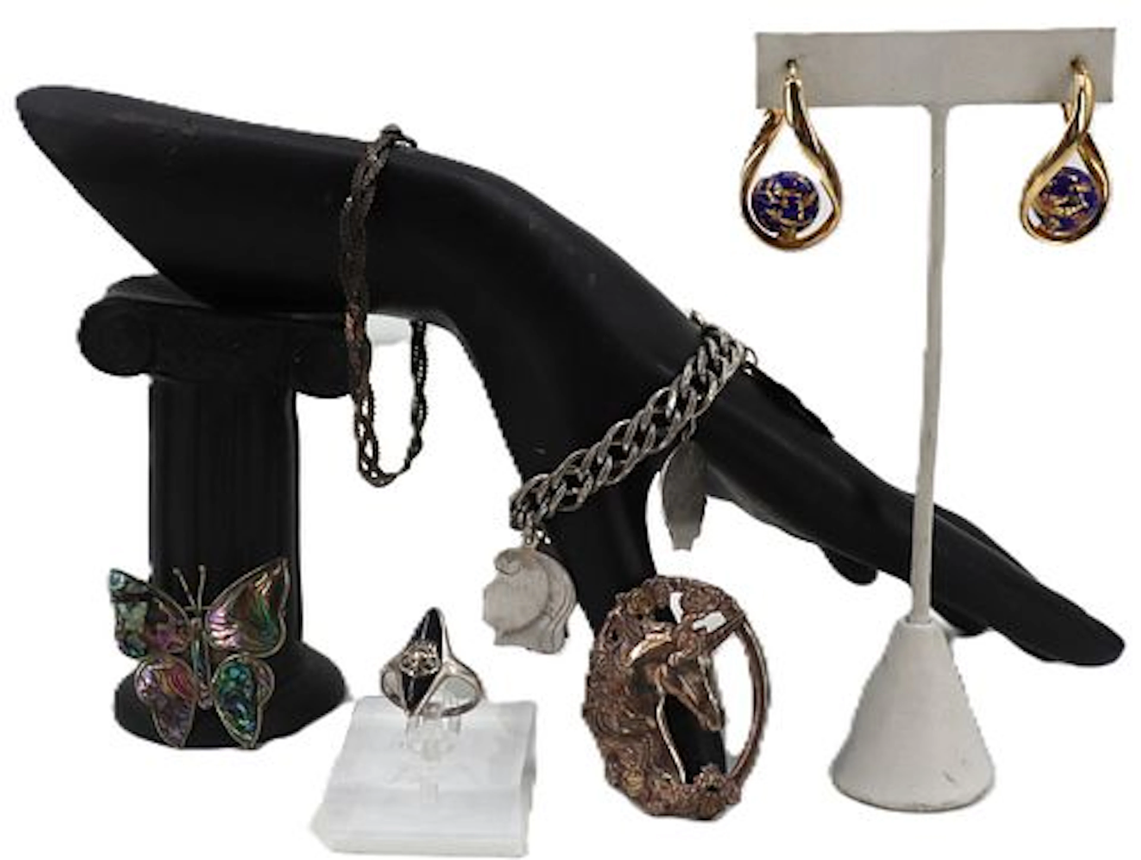 Collection of Sterling Silver Jewelry - Gross 2.125 ozt.