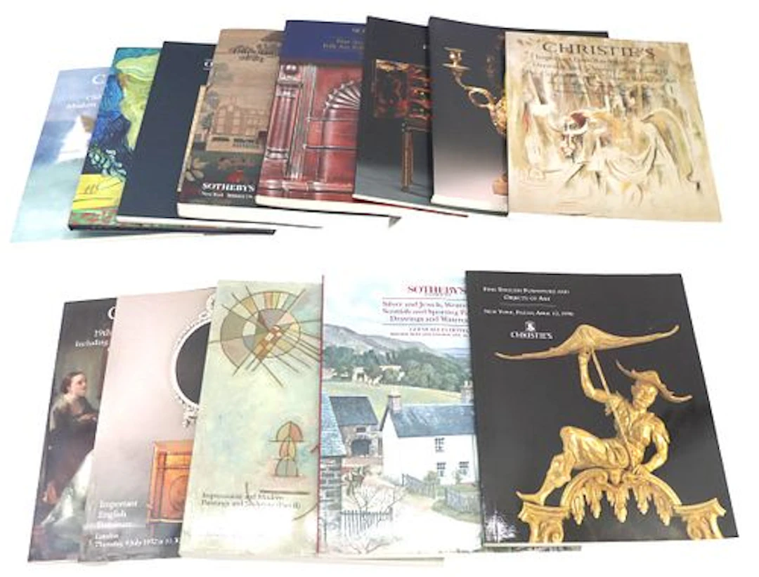 (13) Vintage Sotheby's and Christie's Art Auction Catalogue
