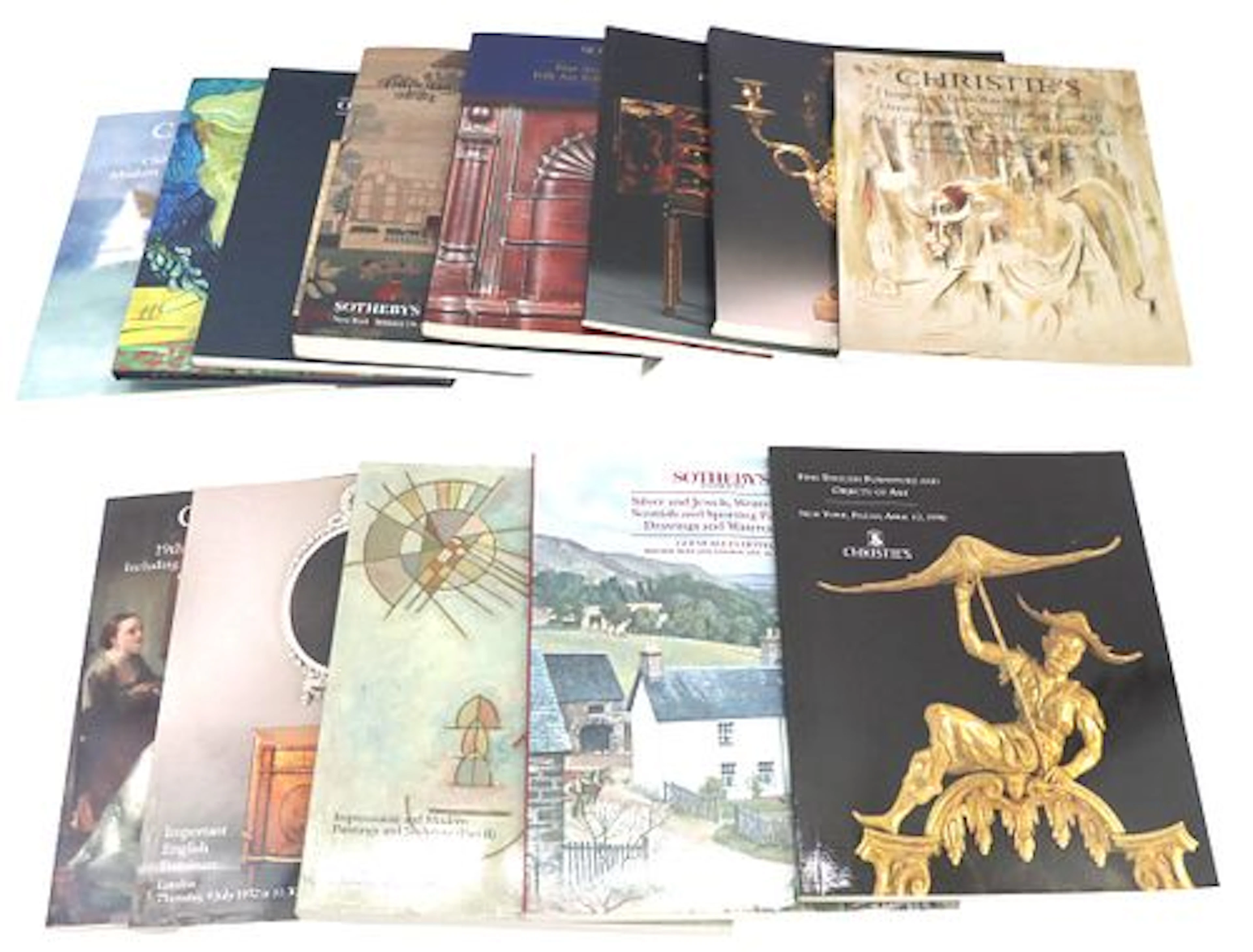 (13) Vintage Sotheby's and Christie's Art Auction Catalogue