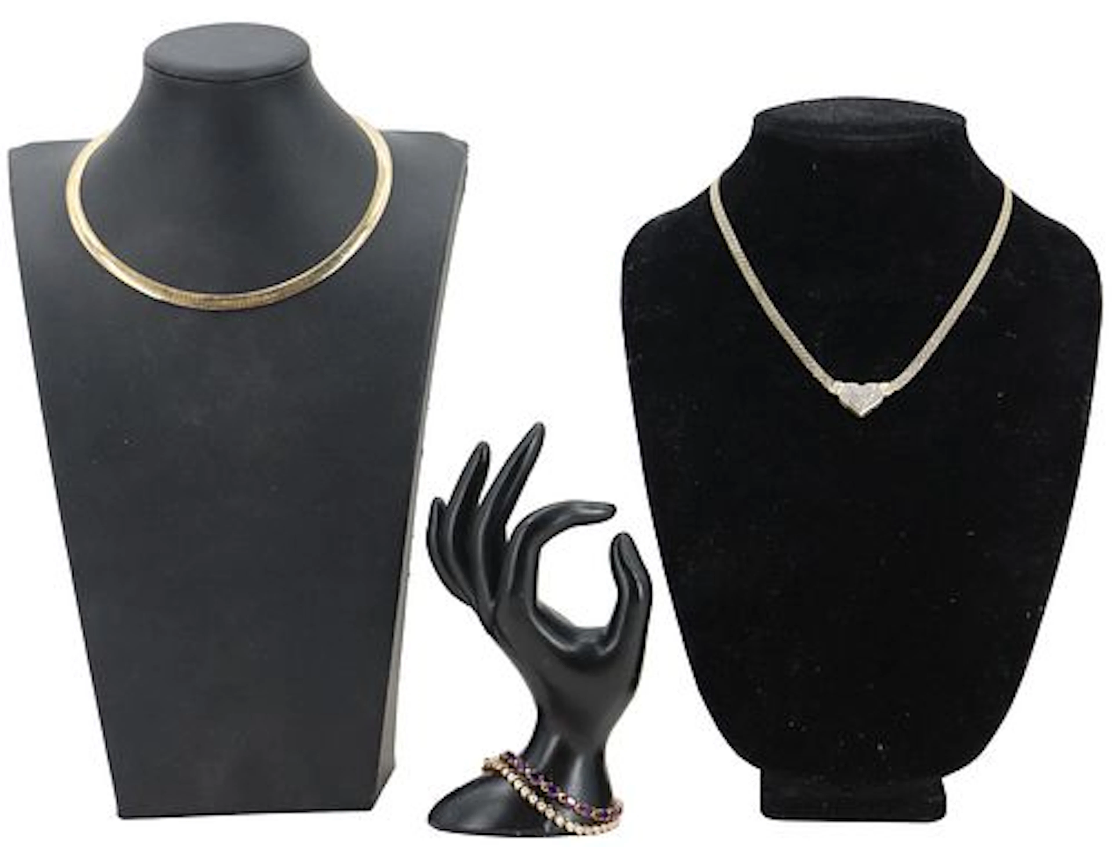 Gilt Sterling Silver Jewelry Set- Gross 1.685 ozt.