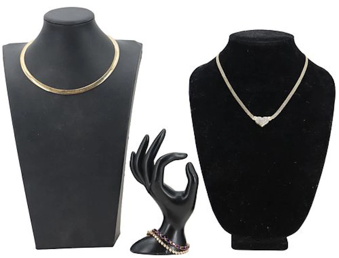 Gilt Sterling Silver Jewelry Set- Gross 1.685 ozt.