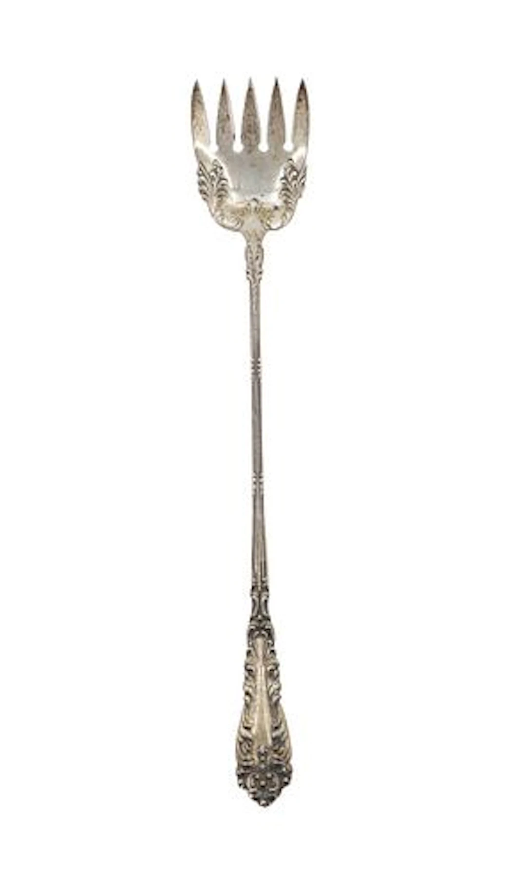 Antique Amston Silver Company Sterling Silver Sardine Fork - 1.050 ozt.