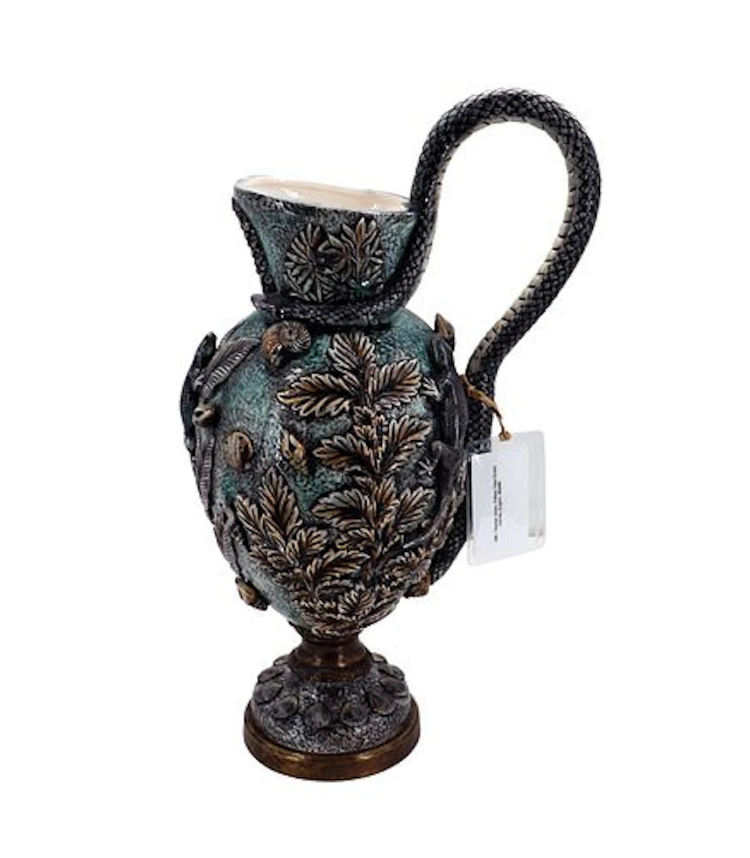 George Jones Majolica "Palissy" Vase Circa 1870