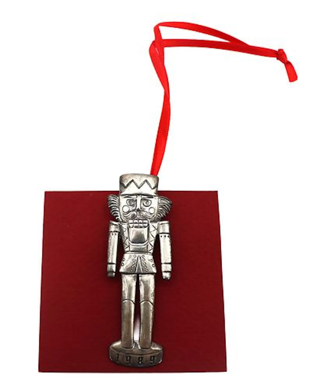 Vintage 1989 Smithsonian Institution Sterling Silver Nutcracker Ornament