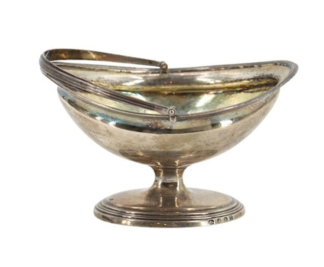 Georgian English Sterling Silver Sweetmeat Basket - 3.660 ozt.