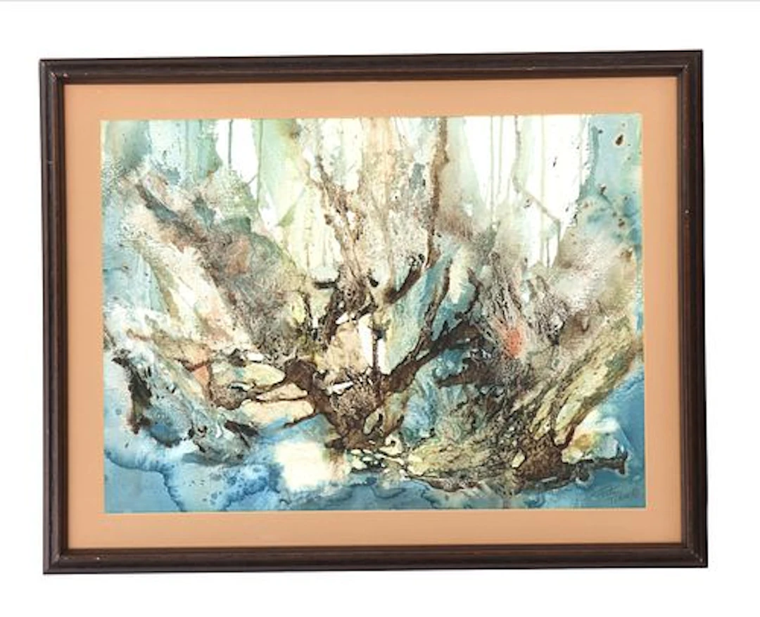 Patsy Tidwell-Painton (20th/21st Century) American, Mixed Media Abstract