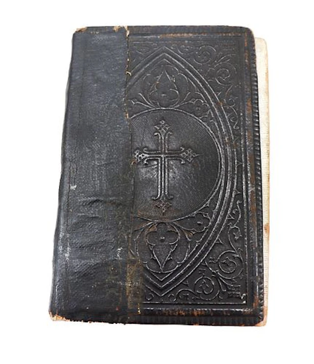 19th Century Danish Leather Bound Pocket Hymnal