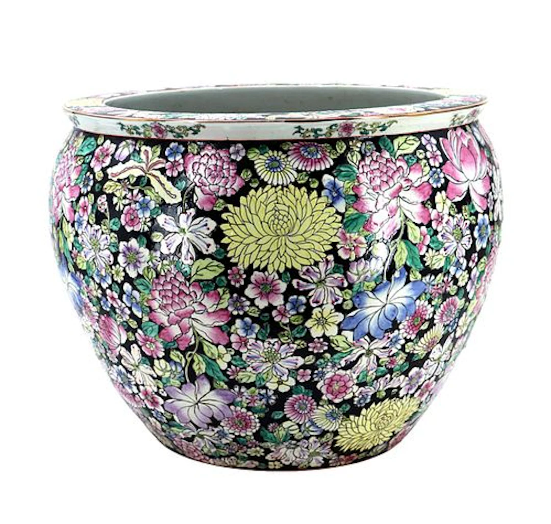 Chinese Porcelain Fishbowl or Planter