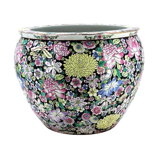 Chinese Porcelain Fishbowl or Planter