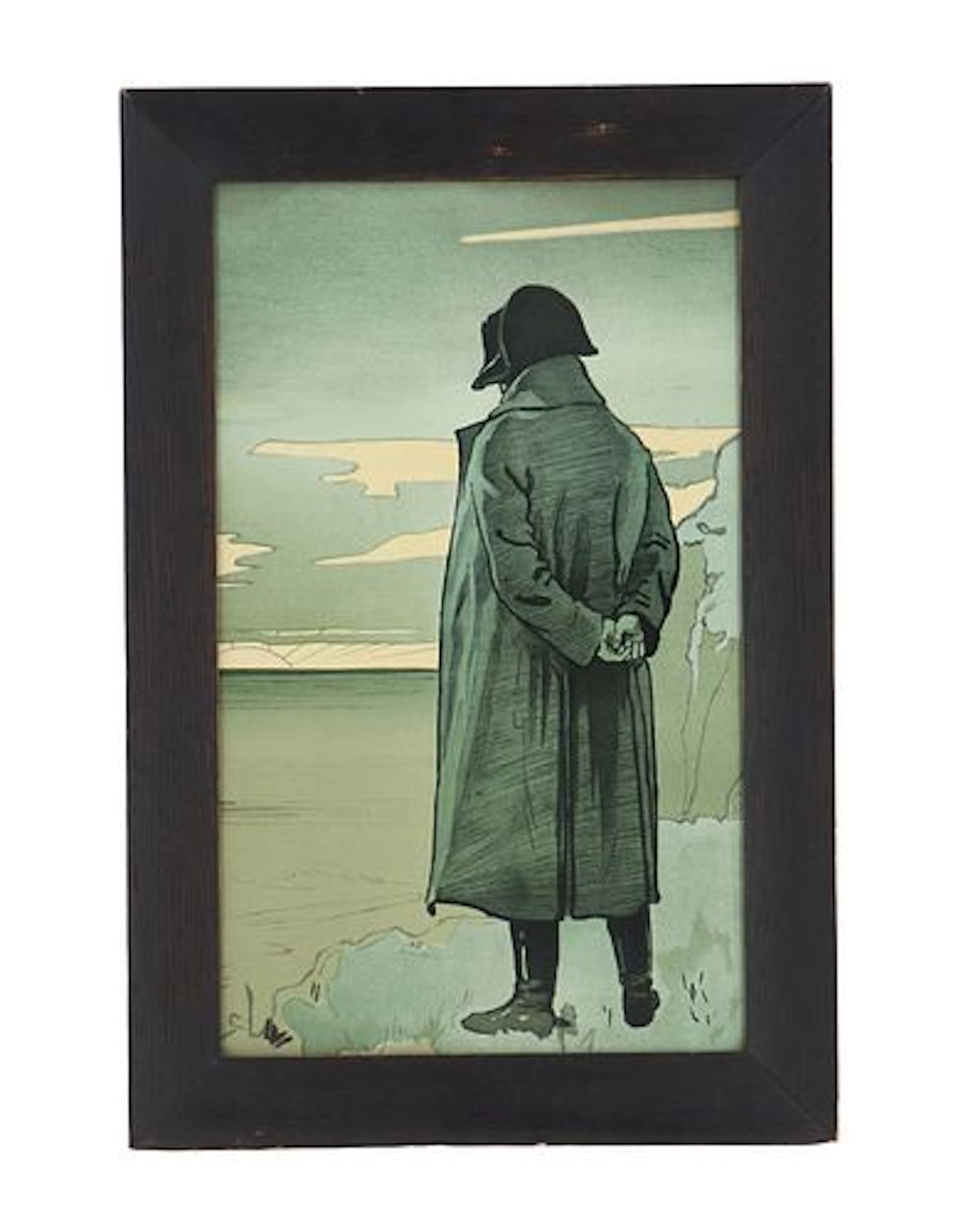 Art Nouveau School (Late 19th/ Early 20th Century) Colored Lithograph