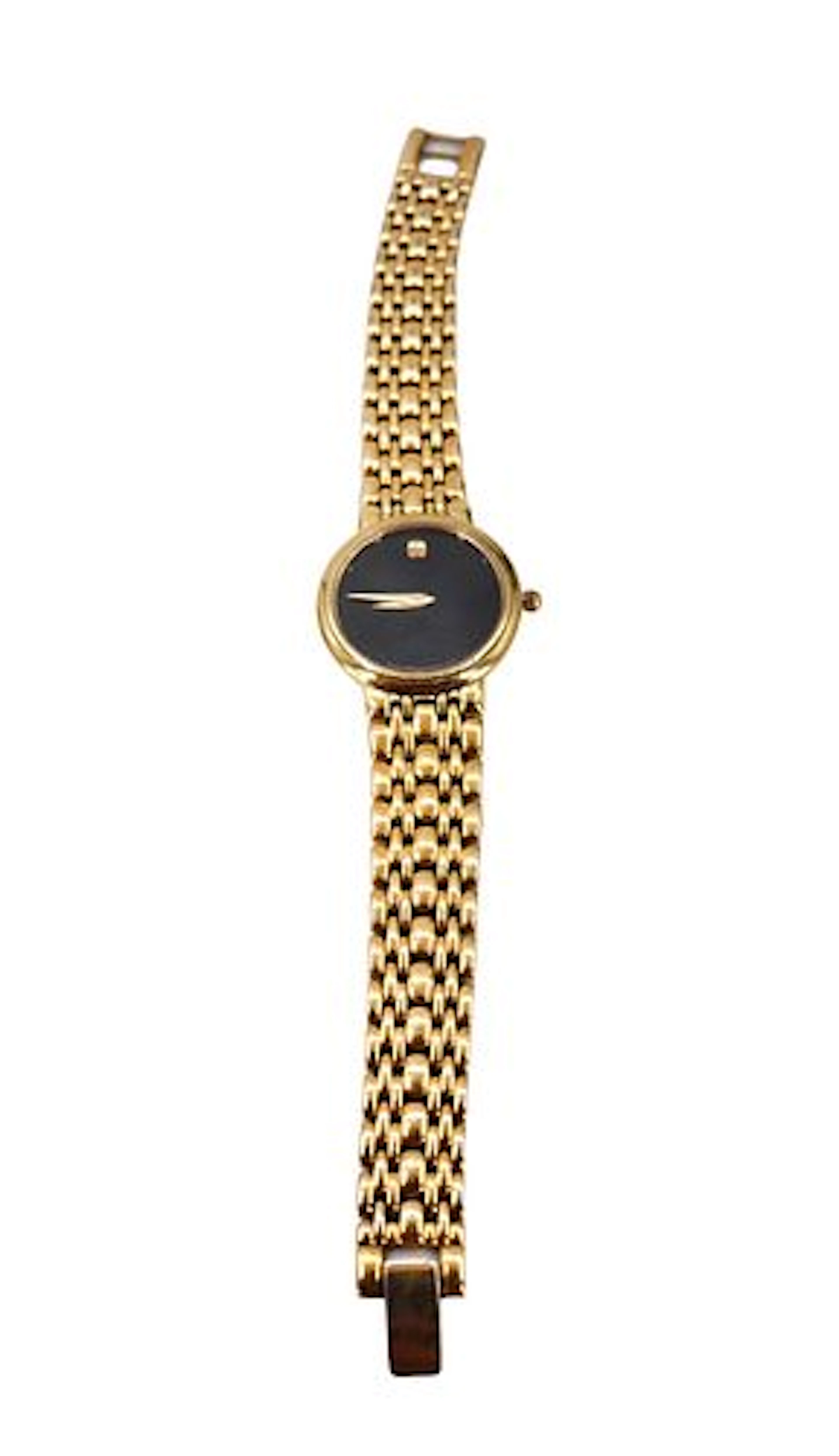Vintage Movado Museum Classic Gold-Tone Ladies Wristwatch