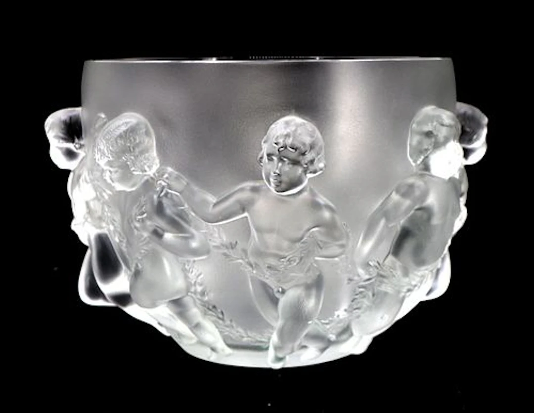 French Lalique Luxembourg Centerpiece Bowl