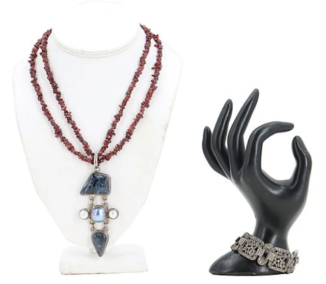 Sterling Silver Necklace and Bracelet