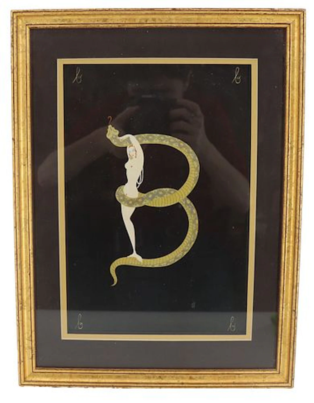 Erte (1892-1990) Russian/French, Serigraph "The Letter B"