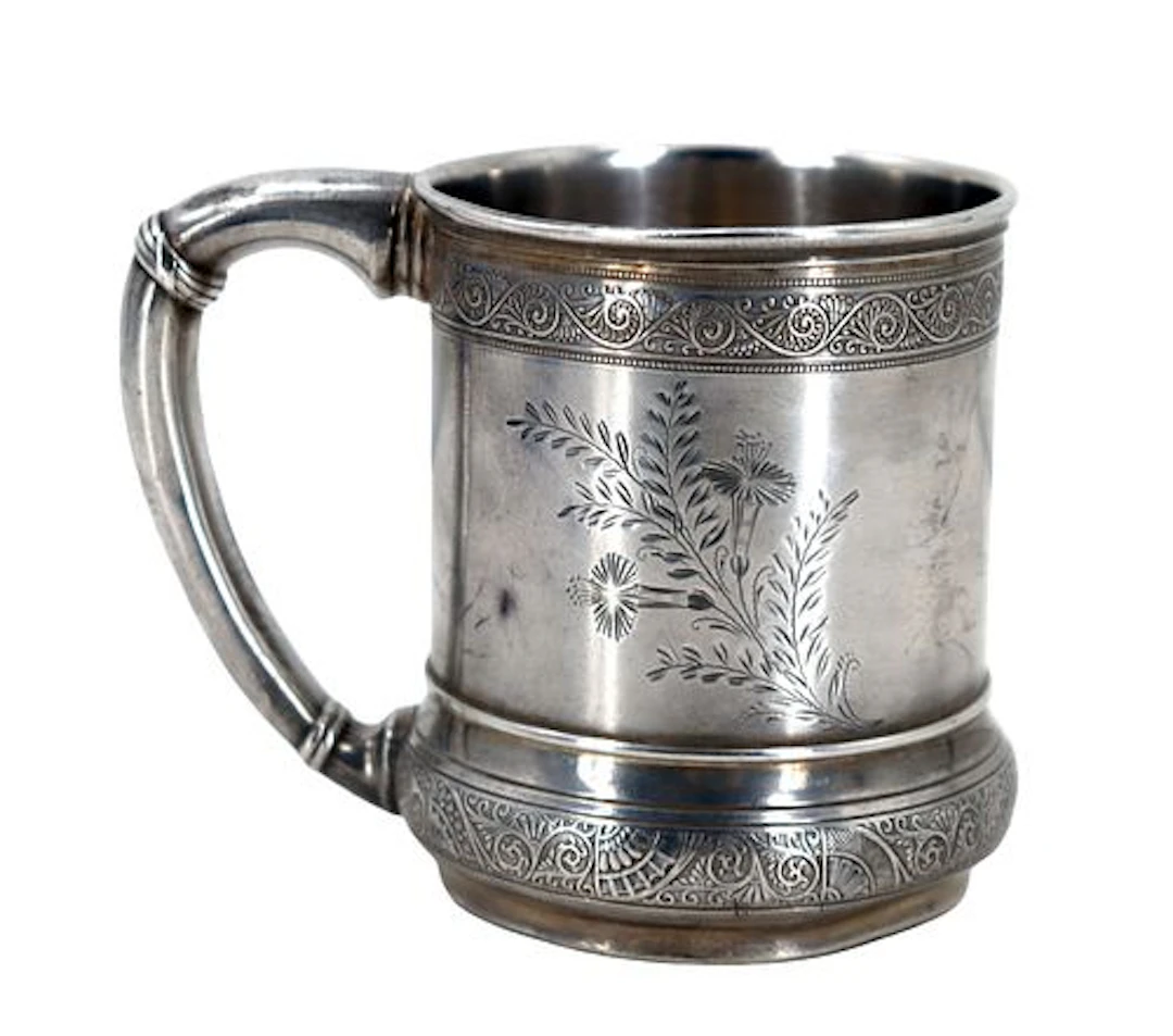 Antique Victorian Style Sterling Christening Cup - 5.125 ozt.