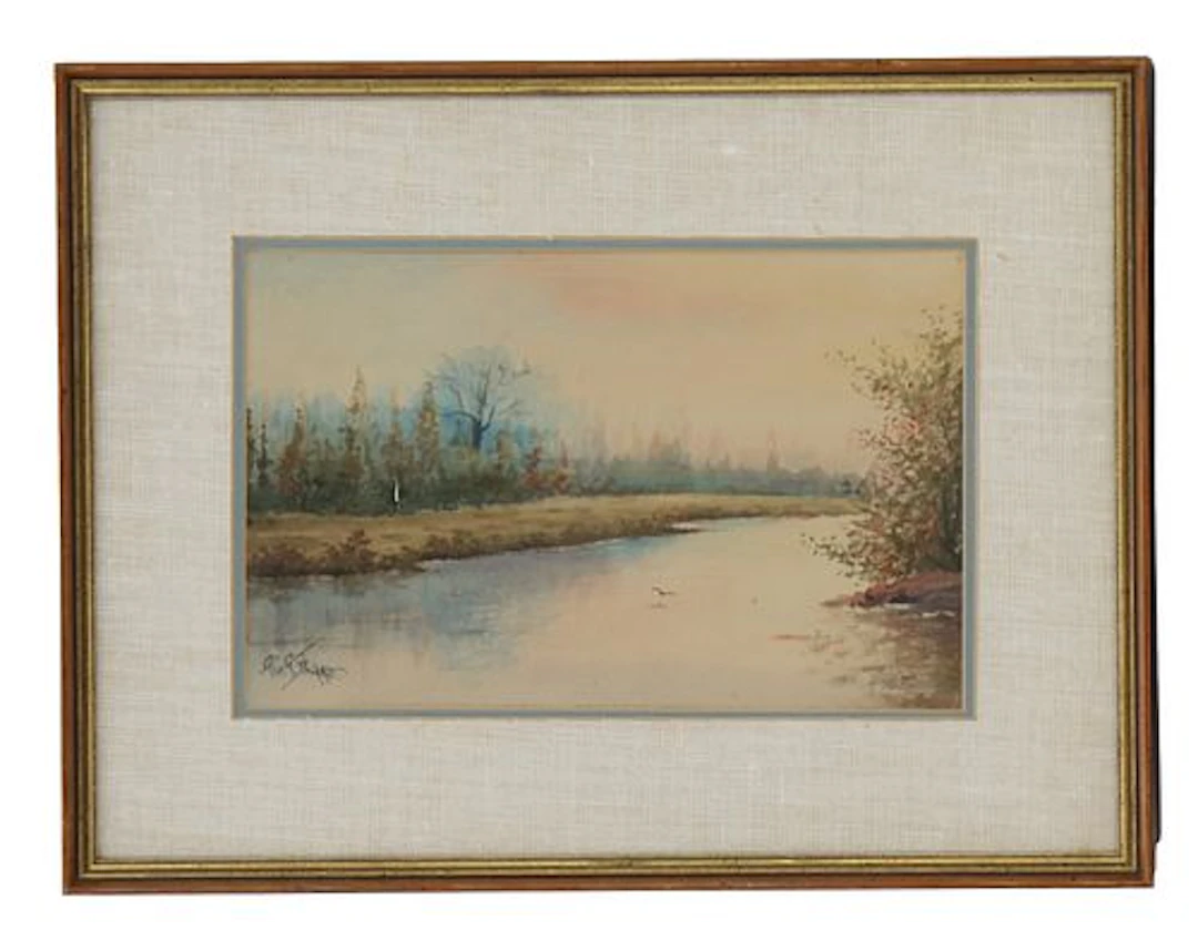 George Gardner Phipps (1838-1925) American, Watercolor