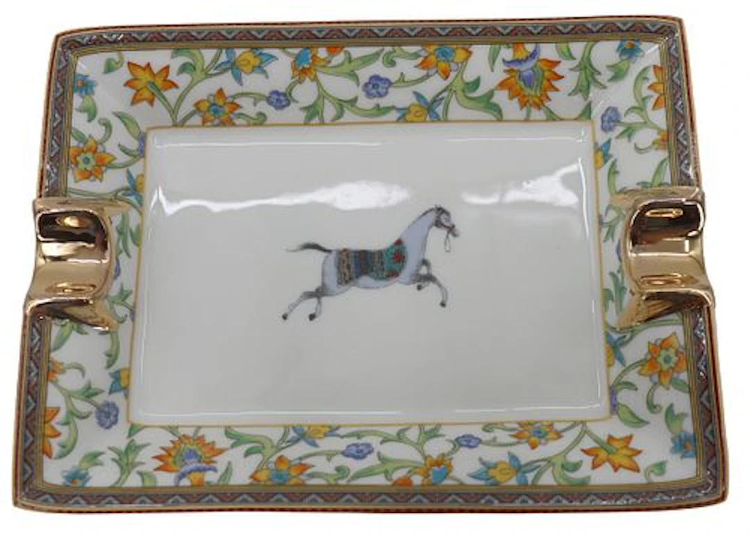 Hermes Horse of the Orient Porcelain Cigar Ashtray