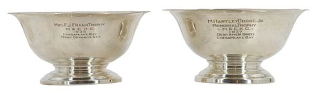 (2) Vintage American Sterling Silver Trophy Bowls - 17.165 ozt.