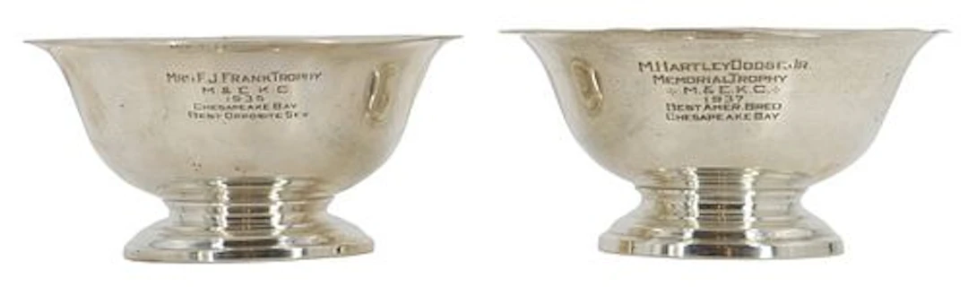 (2) Vintage American Sterling Silver Trophy Bowls - 17.165 ozt.