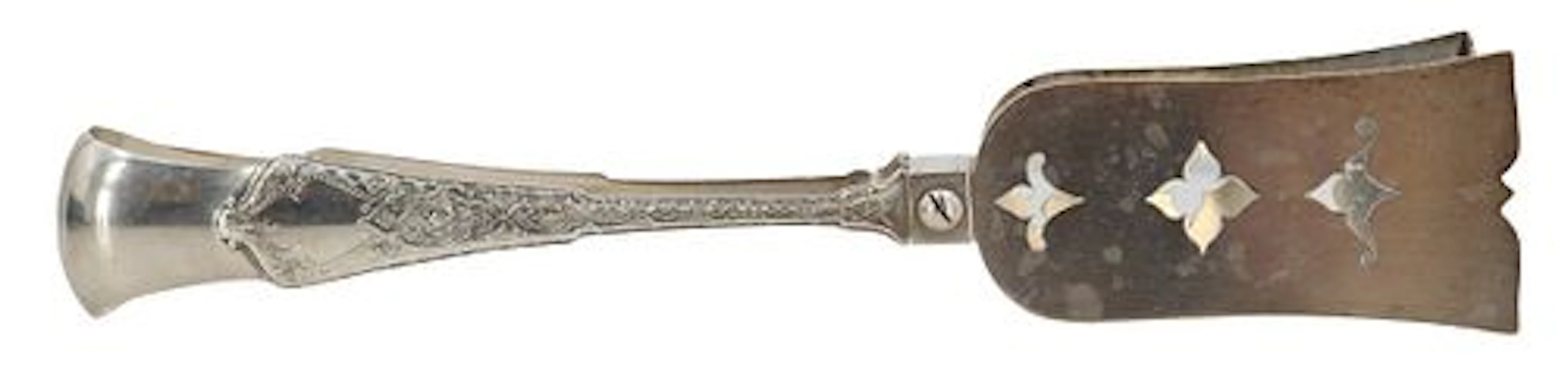 Antique Tiffany & Co. Sterling Silver Asparagus Tongs - 7.595 ozt.