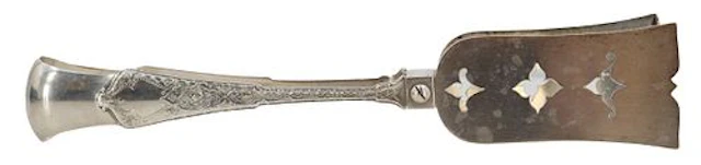 Antique Tiffany & Co. Sterling Silver Asparagus Tongs - 7.595 ozt.
