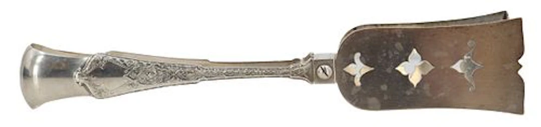 Antique Tiffany & Co. Sterling Silver Asparagus Tongs - 7.595 ozt.