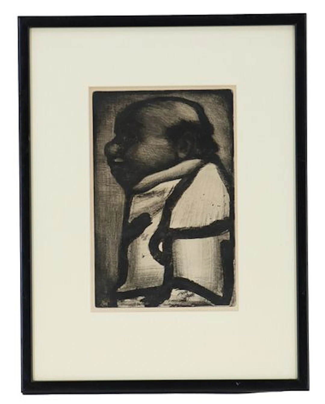 Georges Rousault (1871-1958) French, Etching and Aquatint "Bon Electeur"
