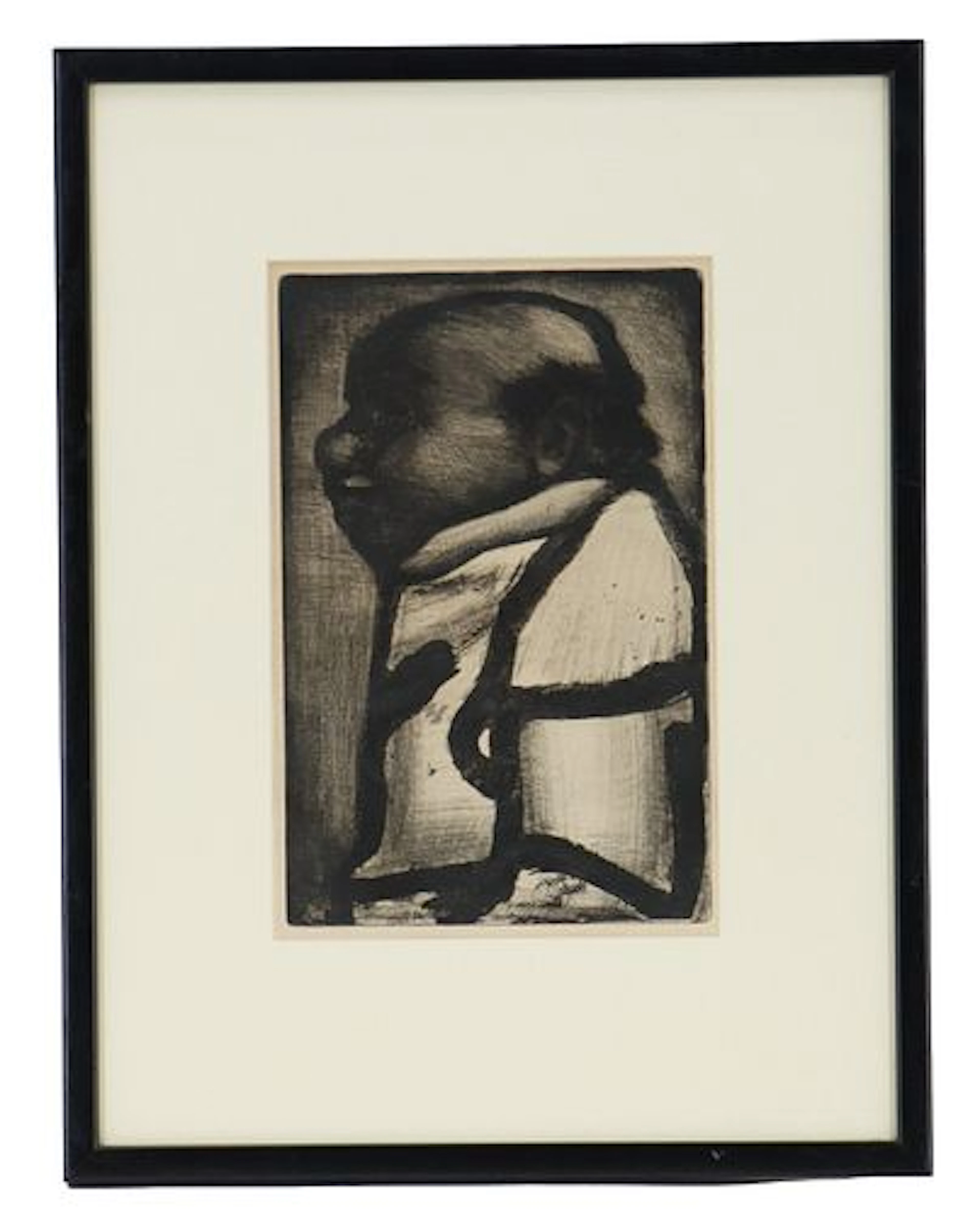 Georges Rousault (1871-1958) French, Etching and Aquatint "Bon Electeur"