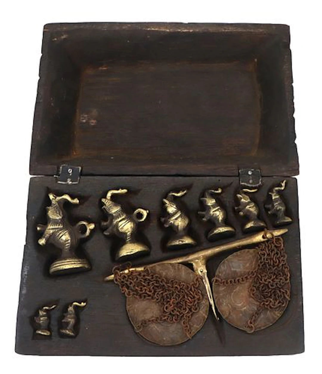 Burmese Opium Scale and Elephant Form Weights