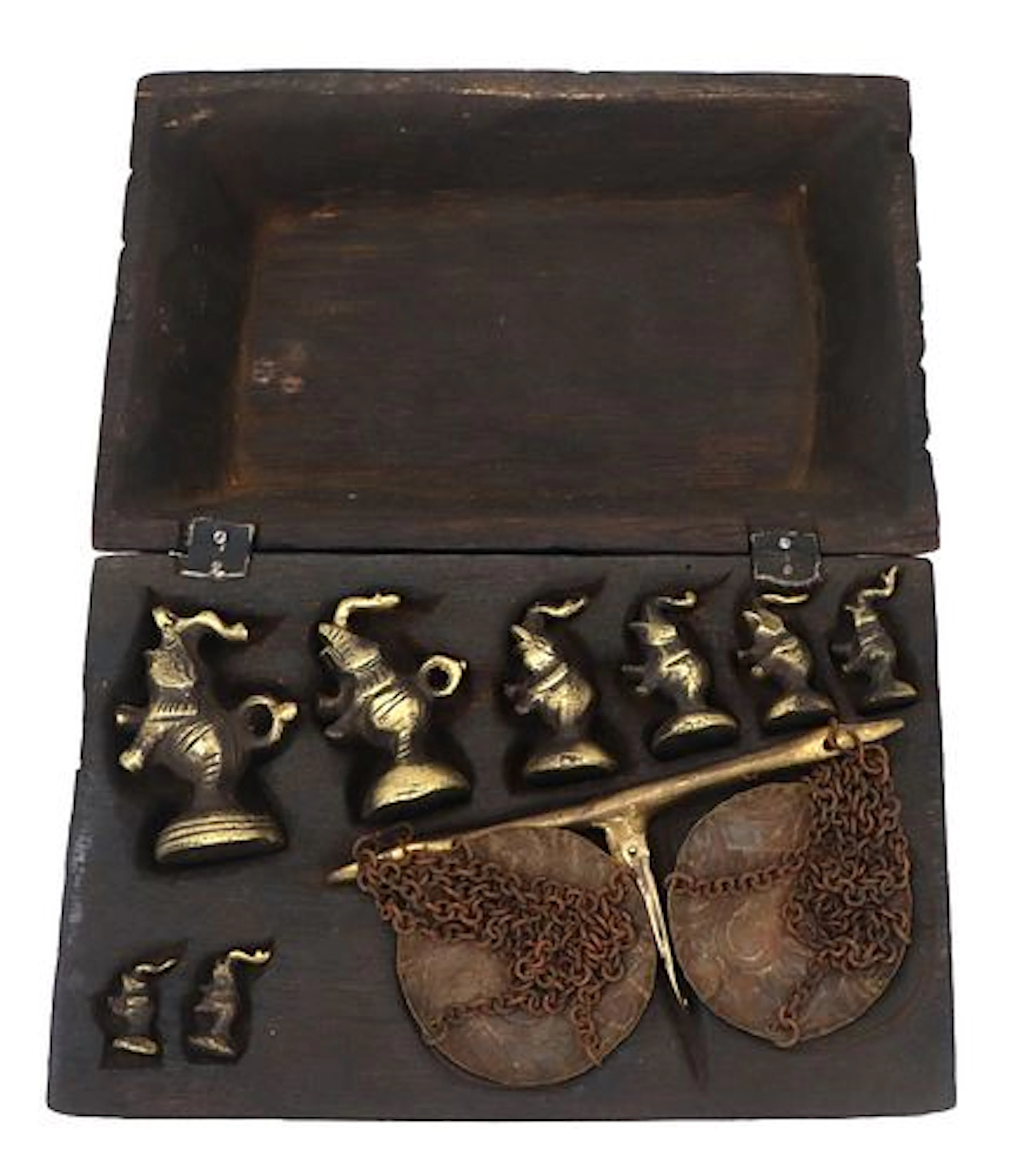 Burmese Opium Scale and Elephant Form Weights