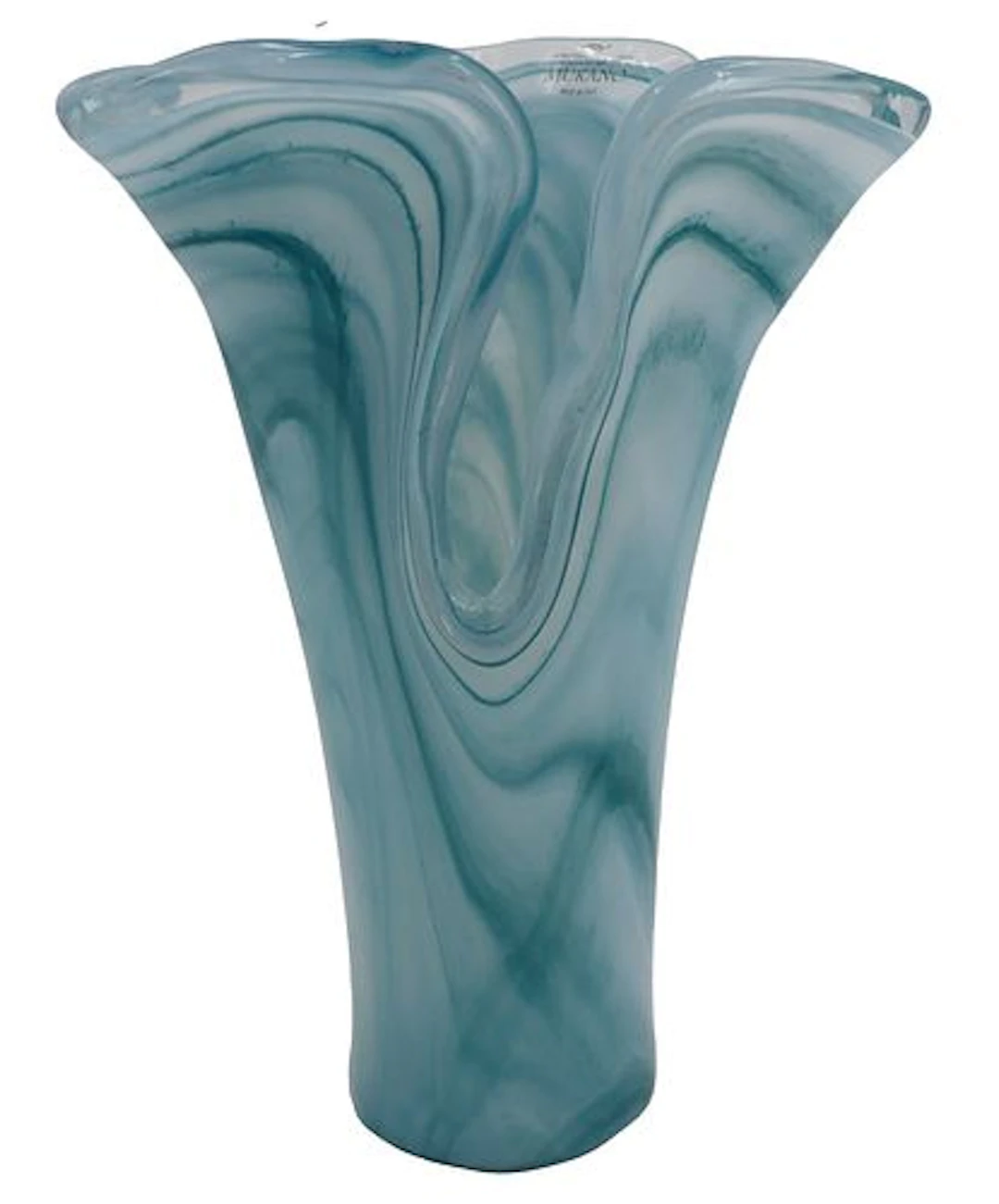 Italian Hand-Blown Murano Style Tammaro Art Glass Vase